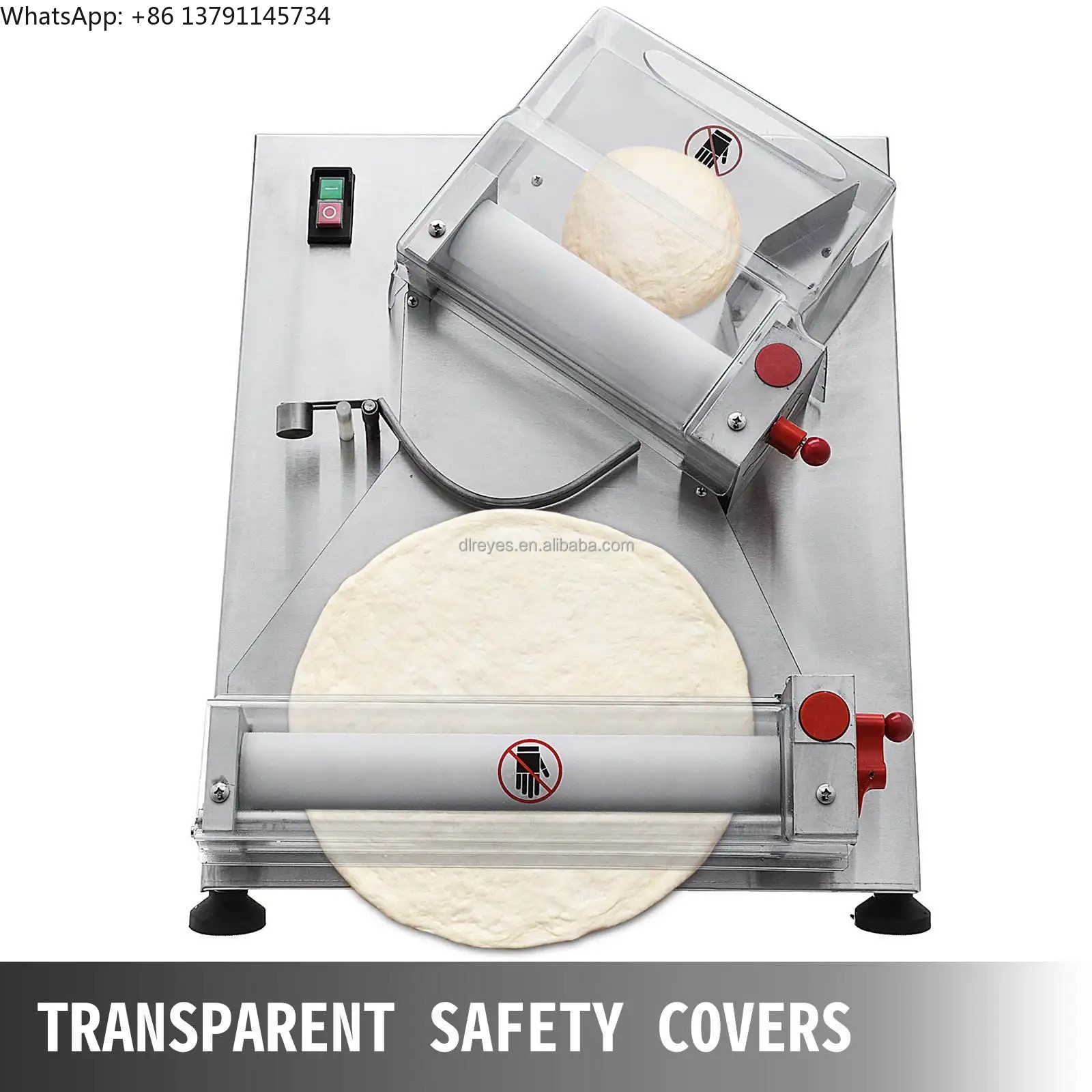 Pizza Conveyor Oven - آلة فرد العجين اليدوية الصغيرة، ماكينة