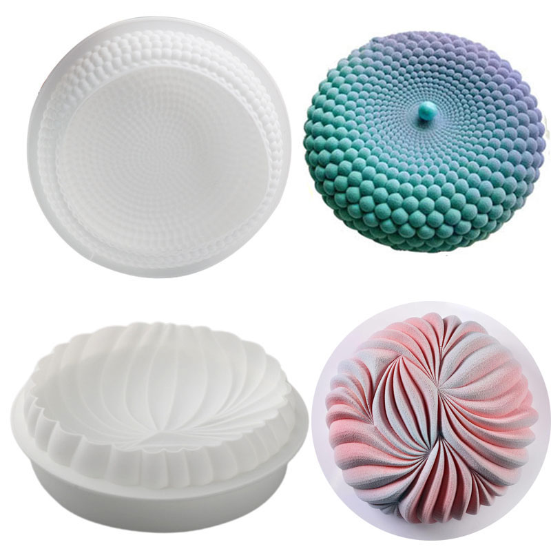Commercial Kitchen Accessories - مقلاة كعكة موس مستديرة للخبز الكثبان