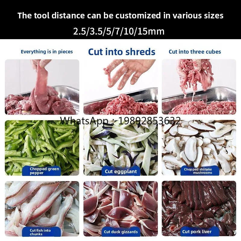 Meat Slicer Machine - آلة تقطيع اللحوم التجارية الكهربائية الكبيرة