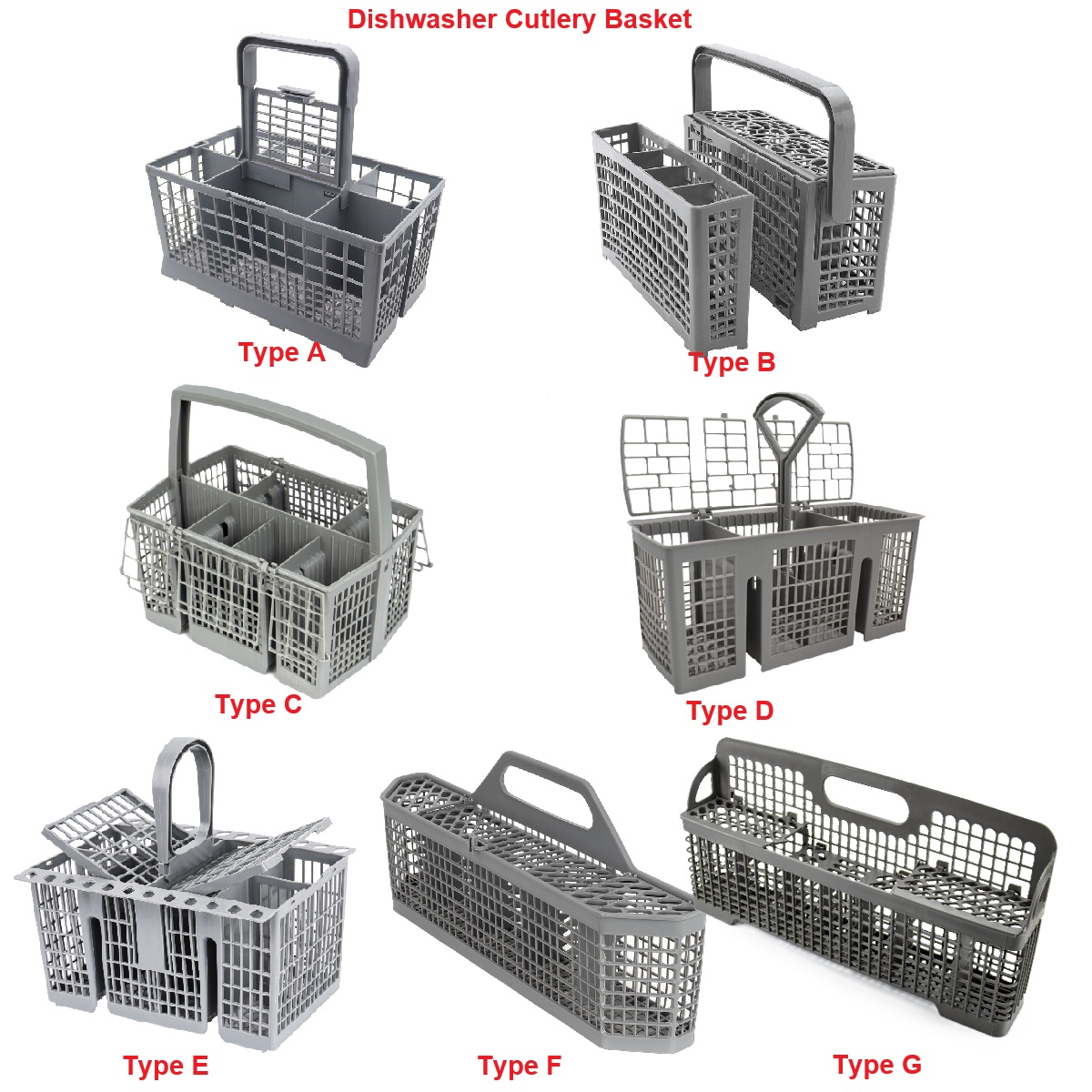 Commercial Kitchen Accessories - سلة أدوات المائدة لغسالة الأطباق من