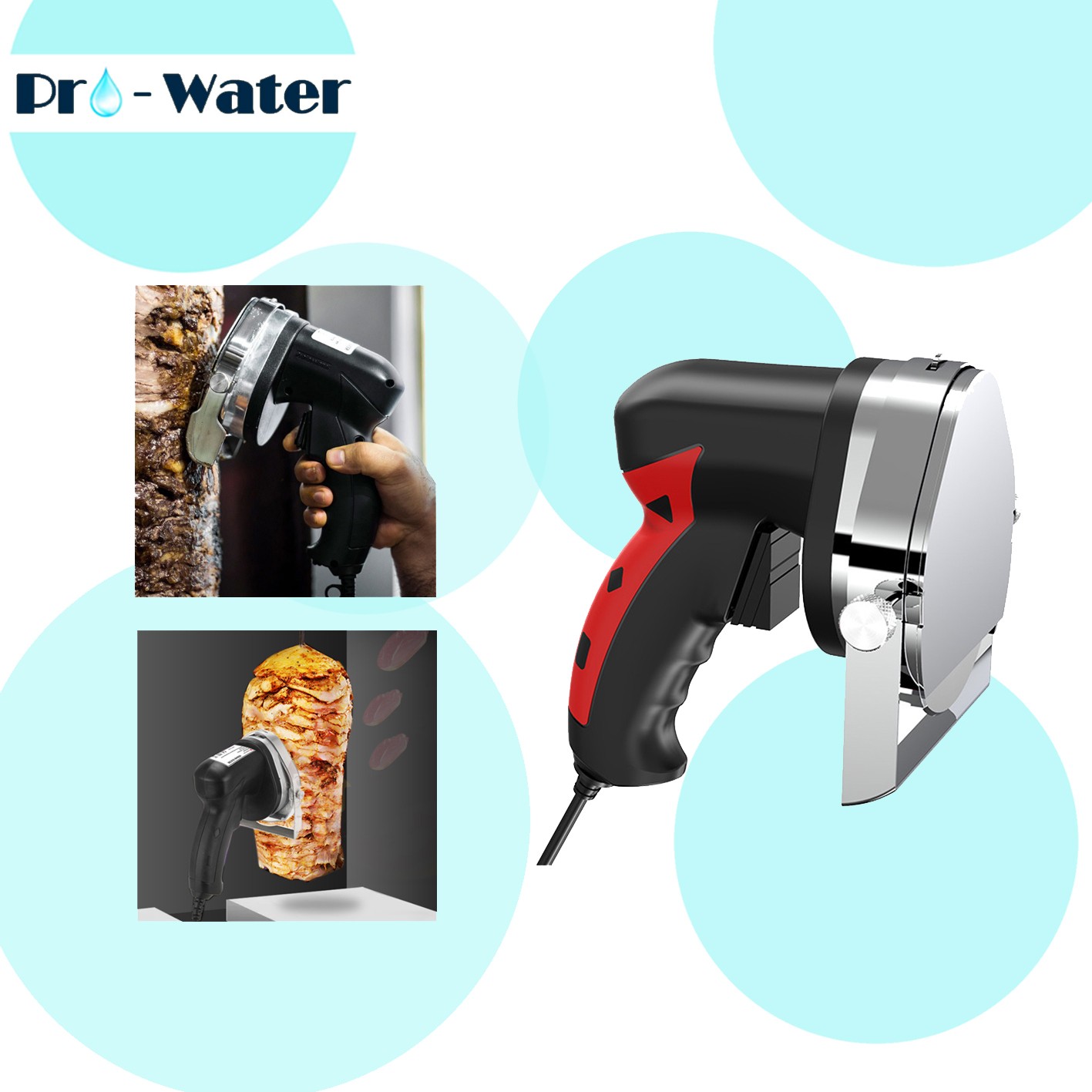 Meat Slicer Machine - آلة تقطيع اللحوم المشوي التجارية الكهربائية