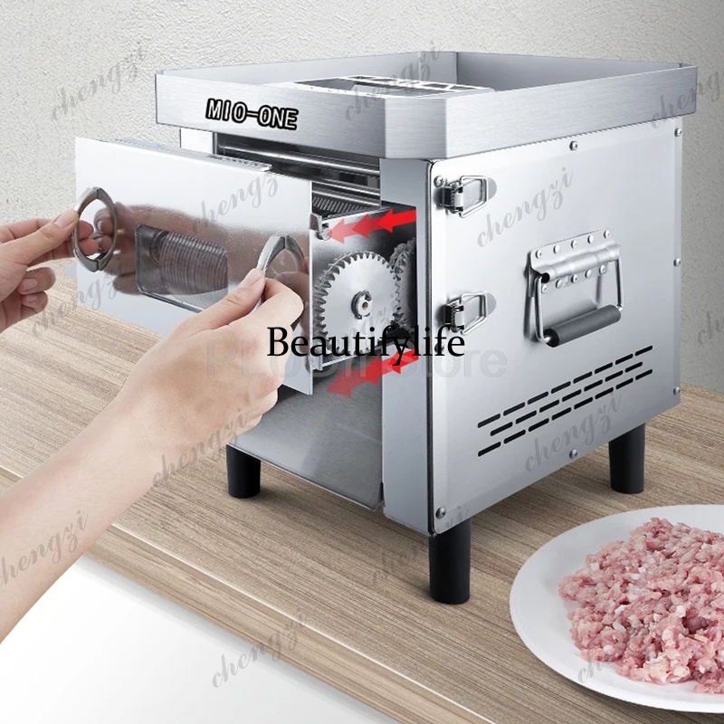 Meat Slicer Machine - آلة تقطيع اللحوم الكهربائية التجارية/المنزلية الأوتوماتيكية