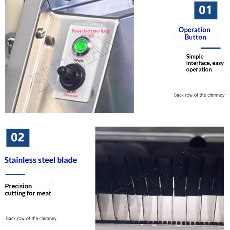 آلة تقطيع اللحم الأوتوماتيكية  - مراجعة Meat Slicer Machine وسعره