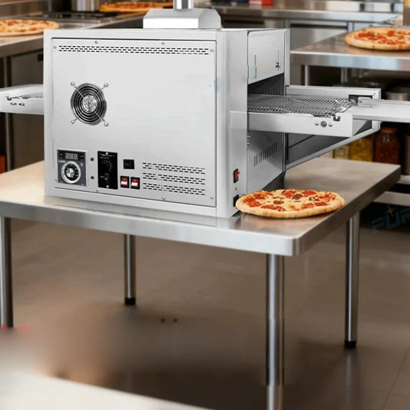 فرن بيتزا تجاري من الفولاذ الم - مراجعة Pizza Conveyor Oven وسعره