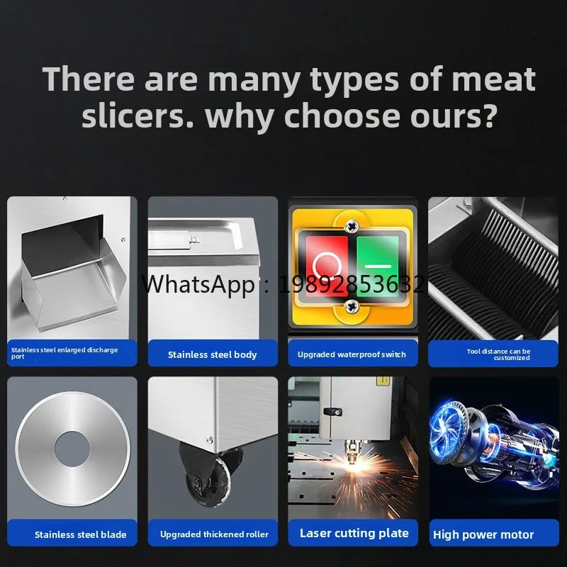 آلة تقطيع اللحوم التجارية الكه - مراجعة Meat Slicer Machine وسعره