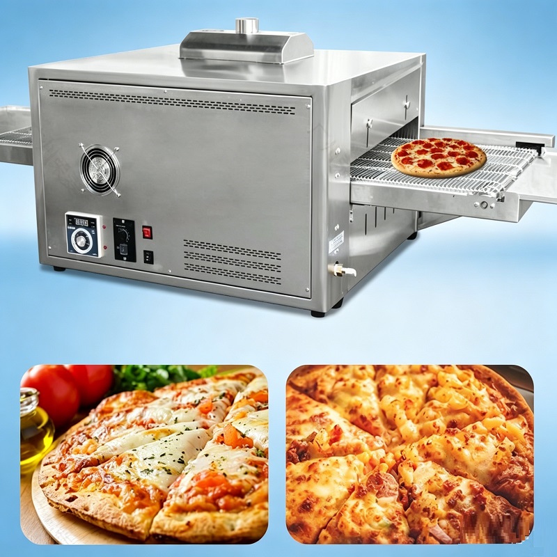 فرن بيتزا متعدد الطاقة يعمل با - مراجعة Pizza Conveyor Oven وسعره