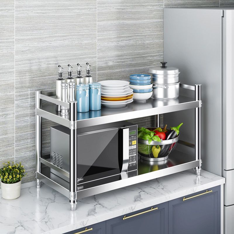 رف مطبخ من الفولاذ المقاوم للص - مراجعة Commercial Kitchen Small Space وسعره