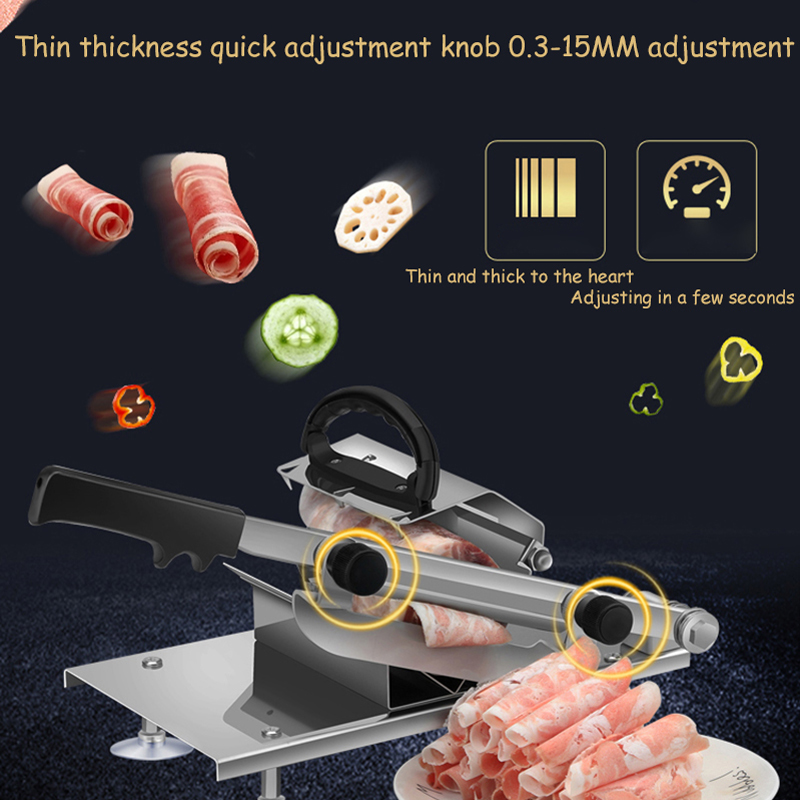 ماكينة تقطيع اللحوم اليدوية من - مراجعة Meat Slicer Machine وسعره