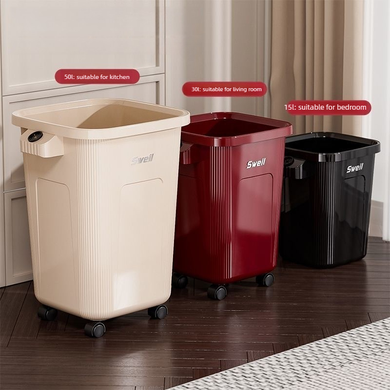 حاوية قمامة كبيرة بعجلات، سلة  - مراجعة Commercial Kitchen Garbage Can وسعره