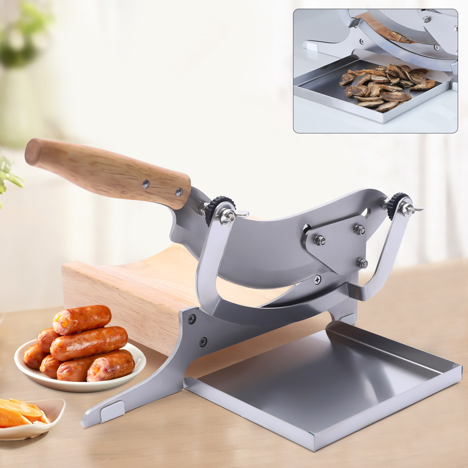 قطاعة اللحوم والأعشاب اليدوية  - مراجعة Meat Slicer Machine وسعره