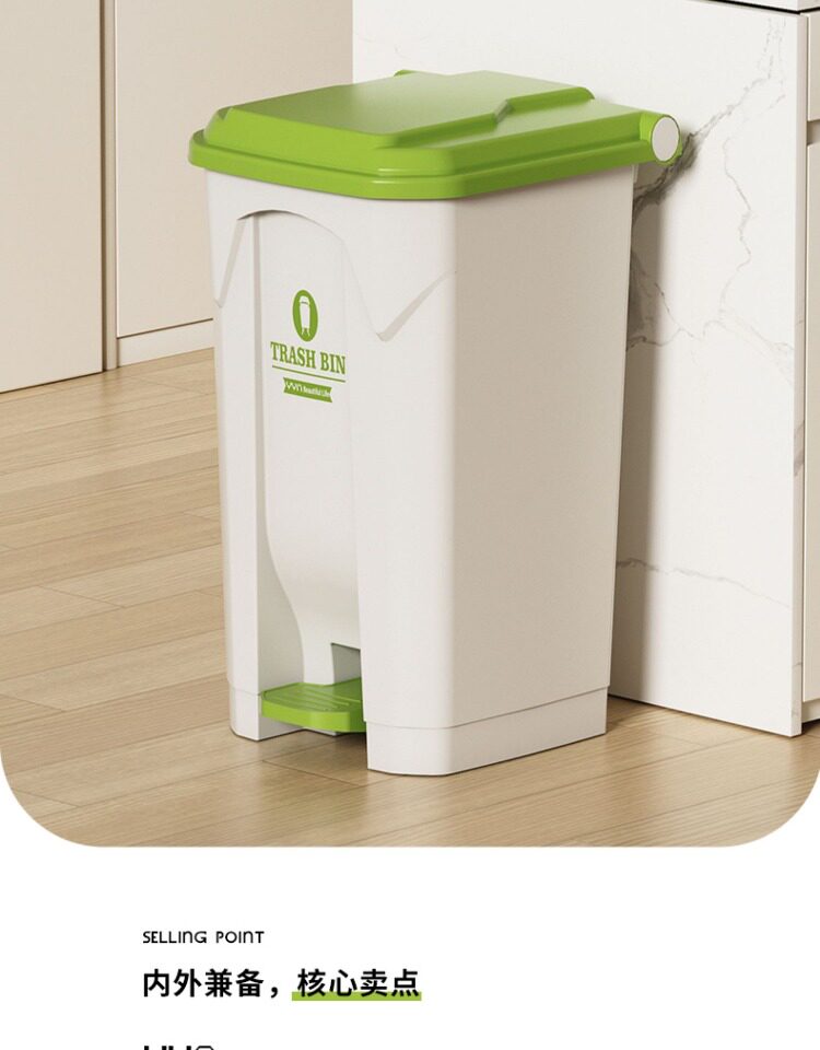 سلة مهملات خارجية كبيرة، حاوية - مراجعة Commercial Kitchen Garbage Can وسعره
