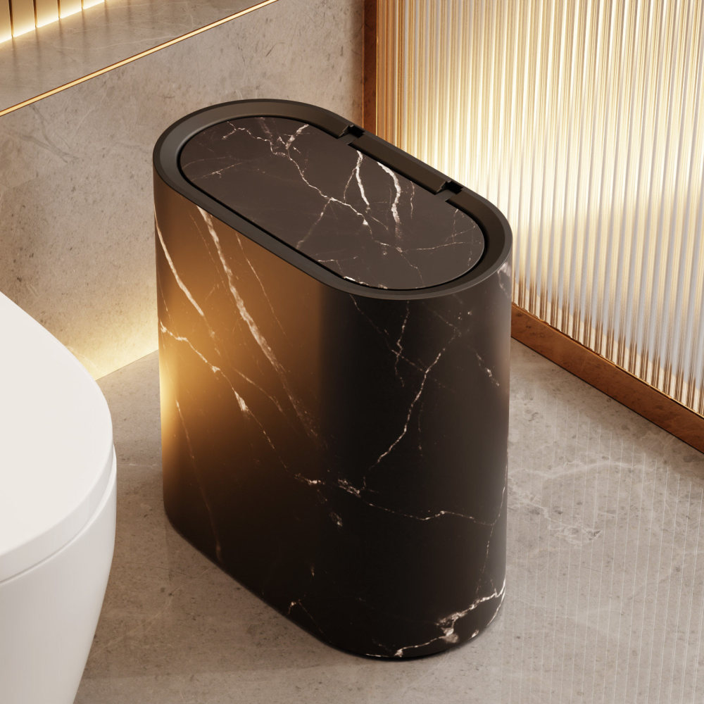 سلة مهملات ضيقة للمطبخ والحمام - مراجعة Commercial Kitchen Garbage Can وسعره