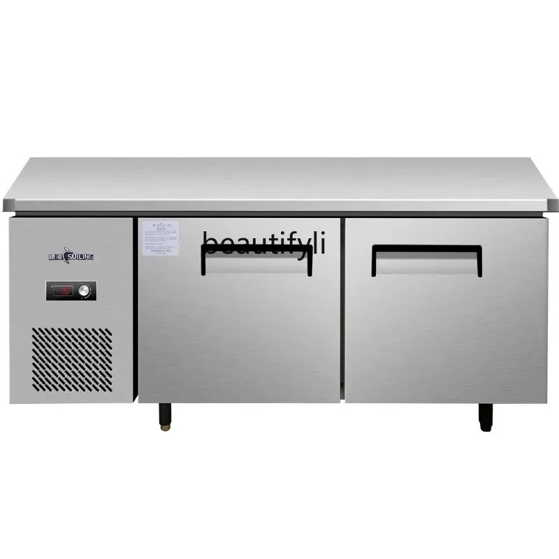 A384 الفريزر 1.8 متر منضدة تجا - مراجعة Commercial Kitchen Refrigerator وسعره