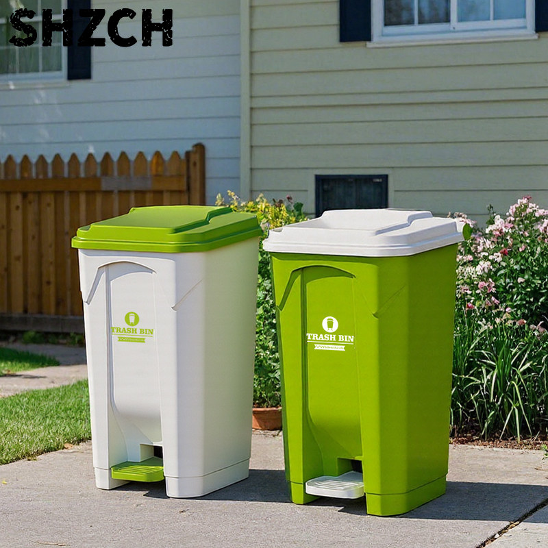 سلة مهملات خارجية كبيرة، حاوية - مراجعة Commercial Kitchen Garbage Can وسعره