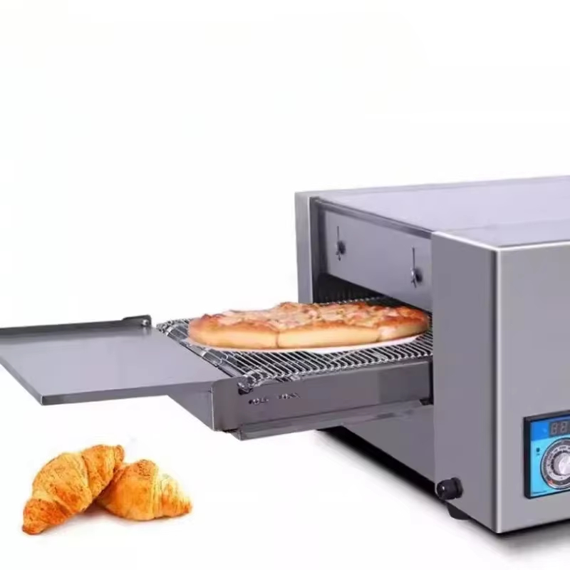 فرن بيتزا كهربائي تجاري بحزام  - مراجعة Pizza Conveyor Oven وسعره