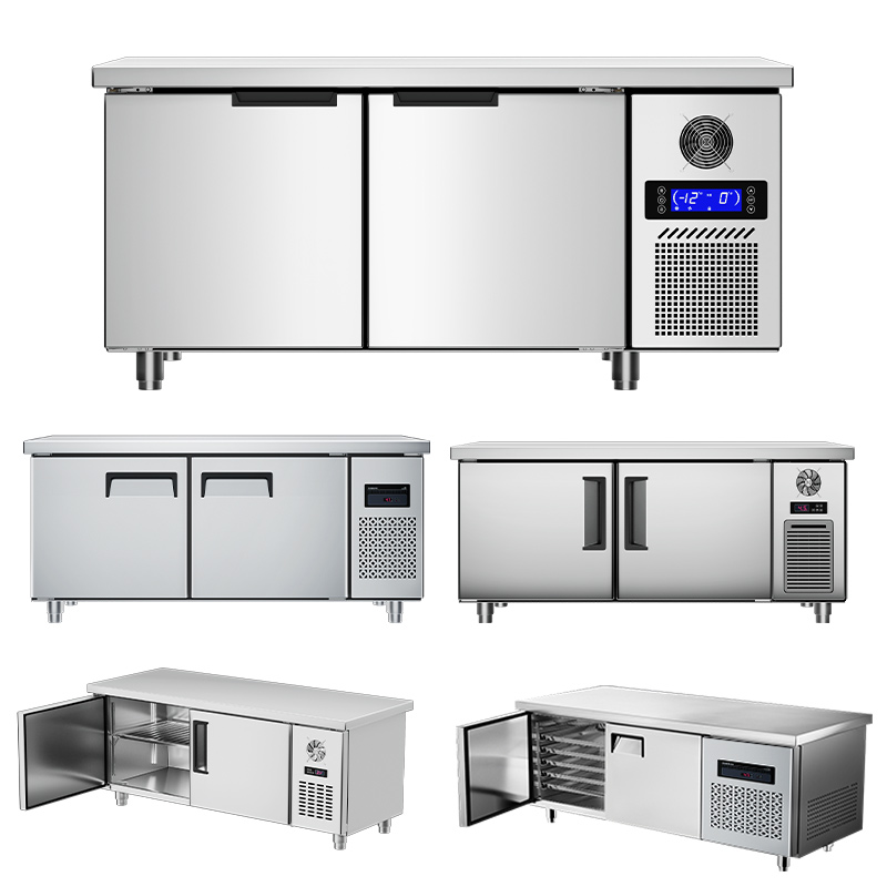 ثلاجة تجارية كبيرة السعة تحت ا - مراجعة Commercial Kitchen Refrigerator وسعره