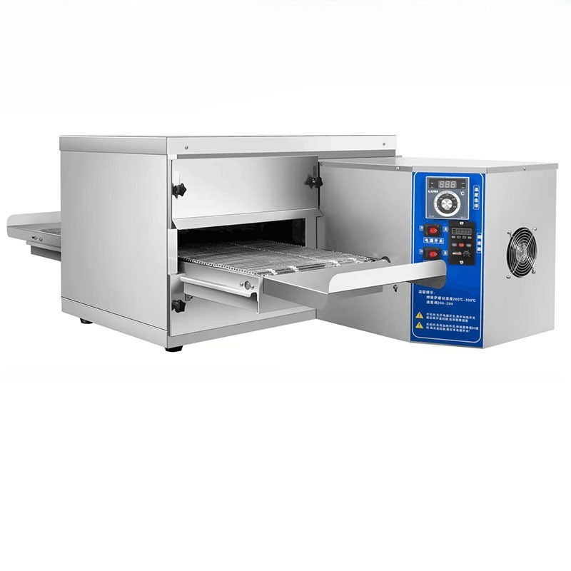 فرن بيتزا جديد يعمل بالغاز مع  - مراجعة Pizza Conveyor Oven وسعره